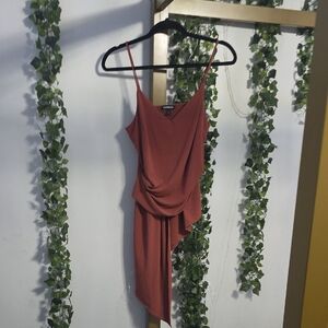 Express Terracotta Asymmetrical Top